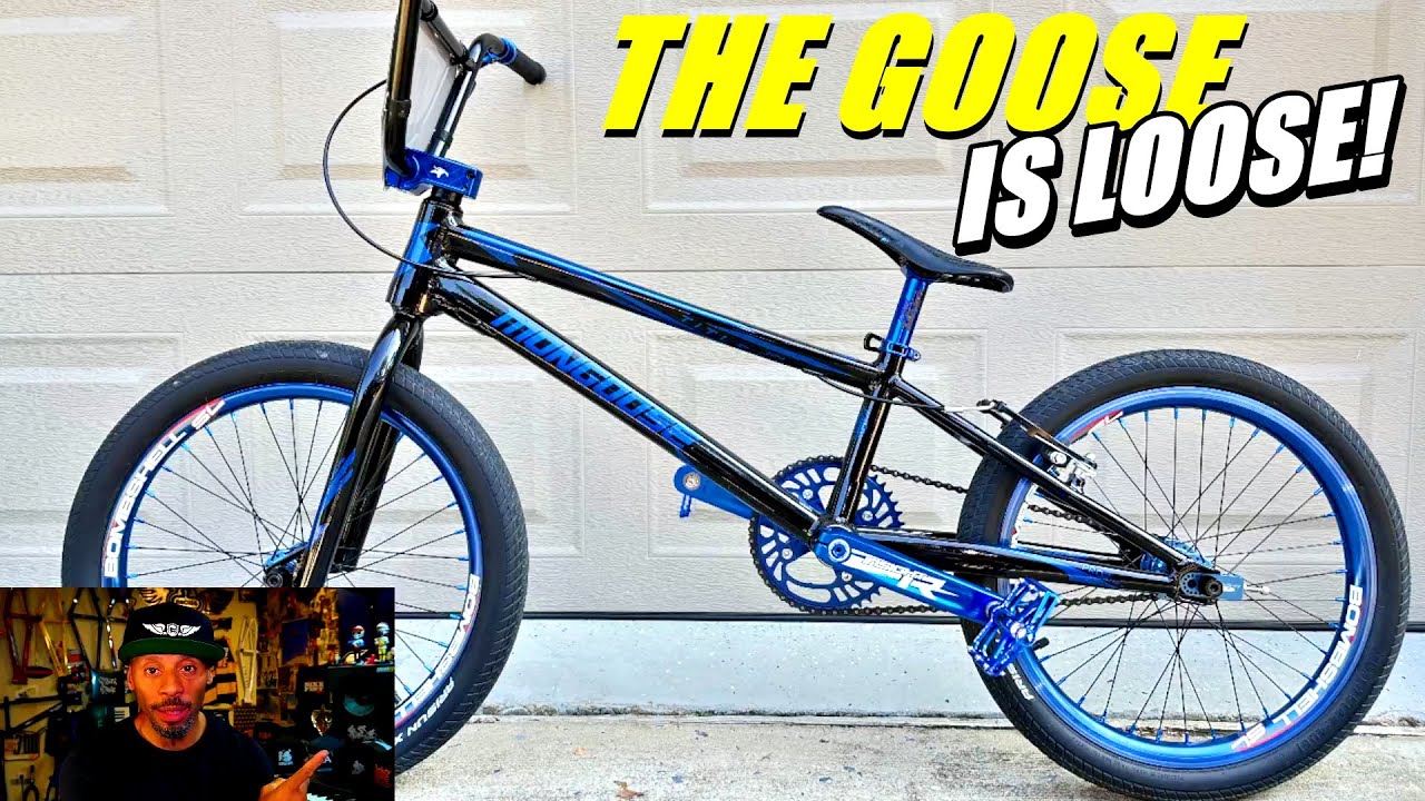 Mongoose Title Elite Pro In Custom Black And Blue - #BMX #bikeoftheday