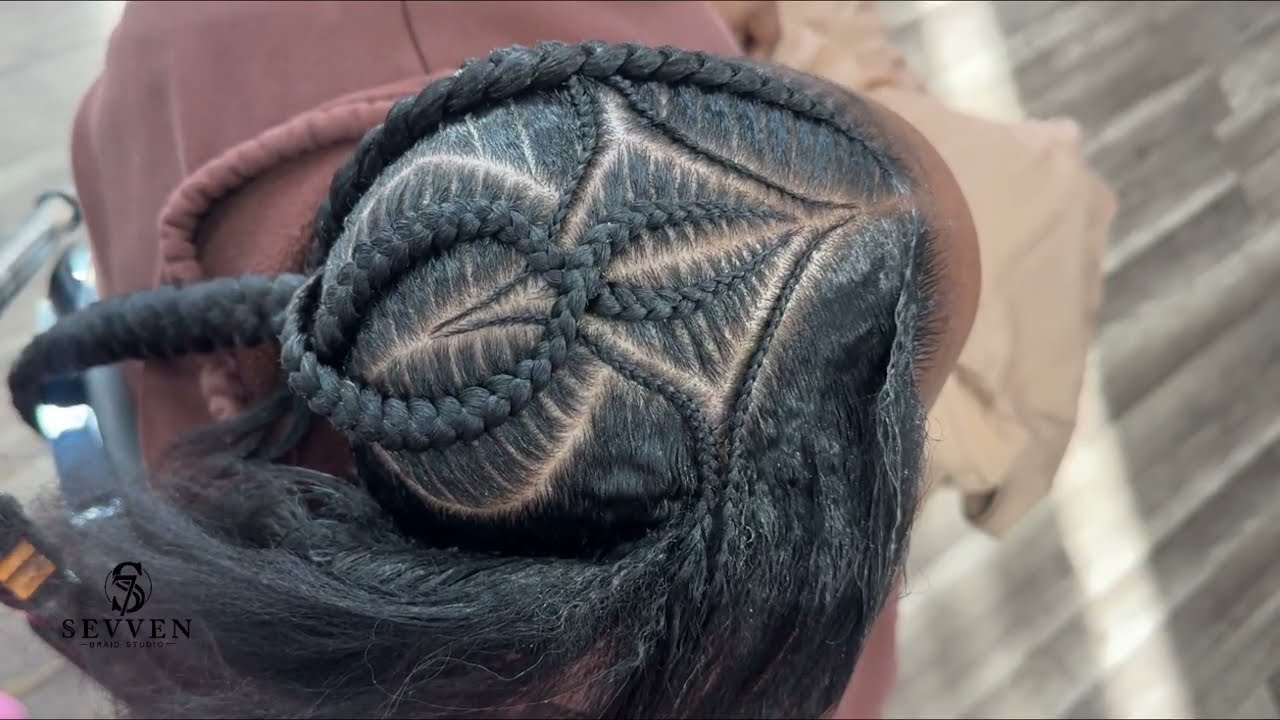 2 BRAIDS WITH DESIGN 😍😍😍