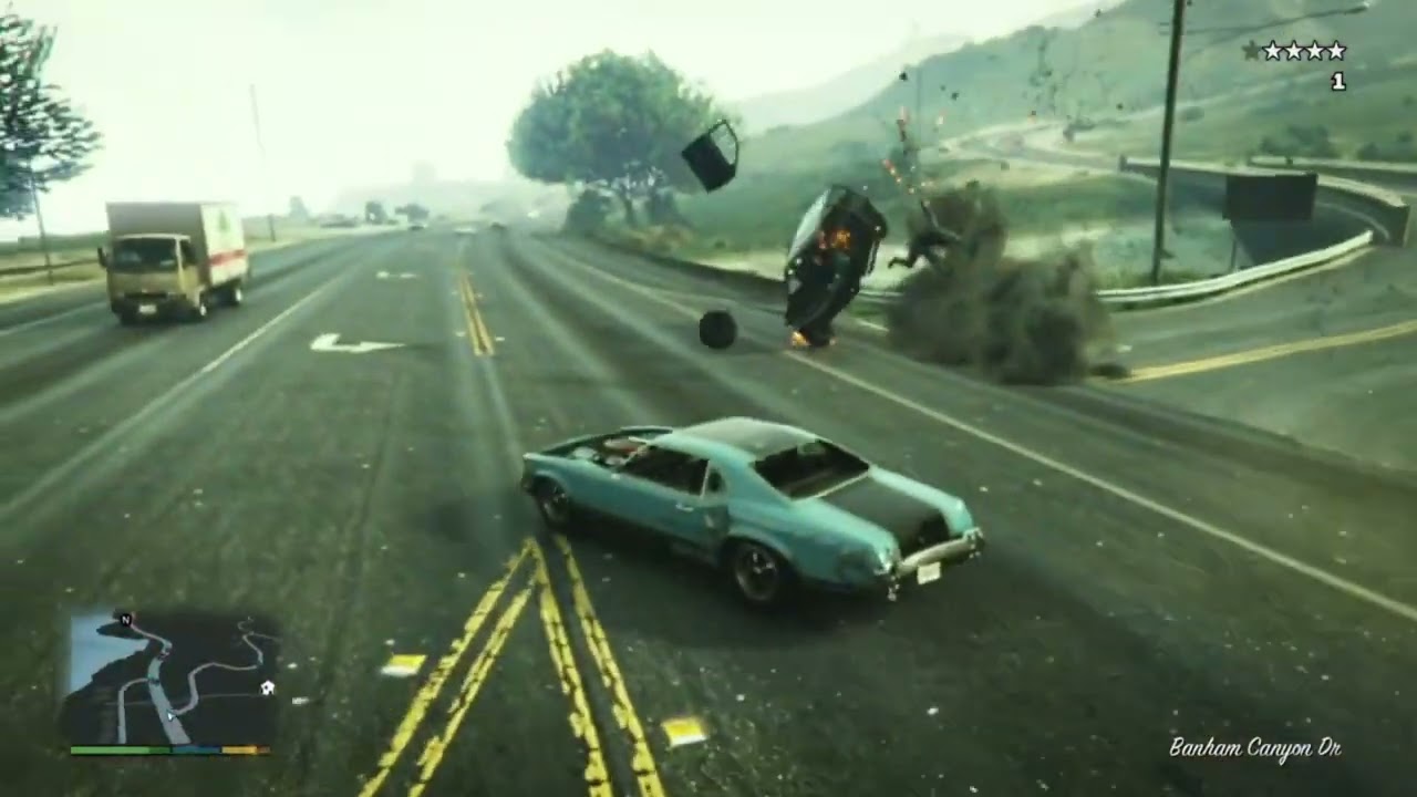 GTA 5 : A never ending Police chase #gta