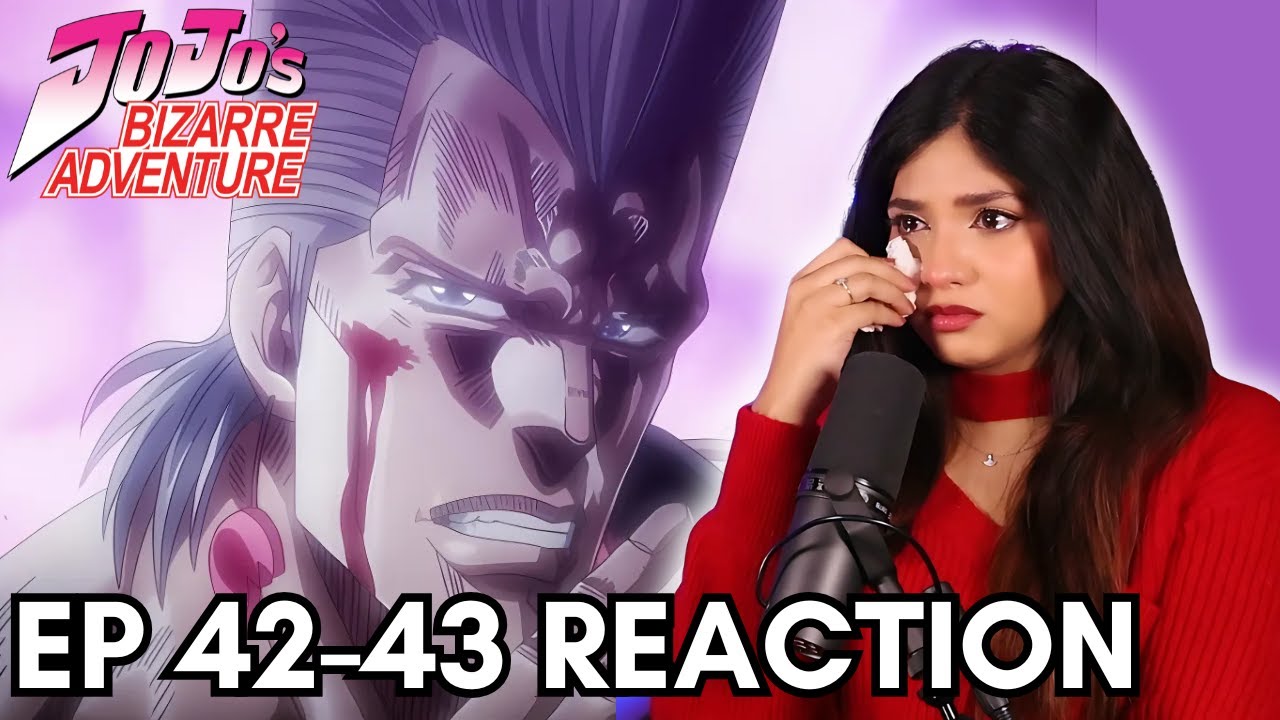 I WAS NOT READY FOR THIS! 😭 | JJBA Stardust Crusaders Episode 42 and 43 Reaction