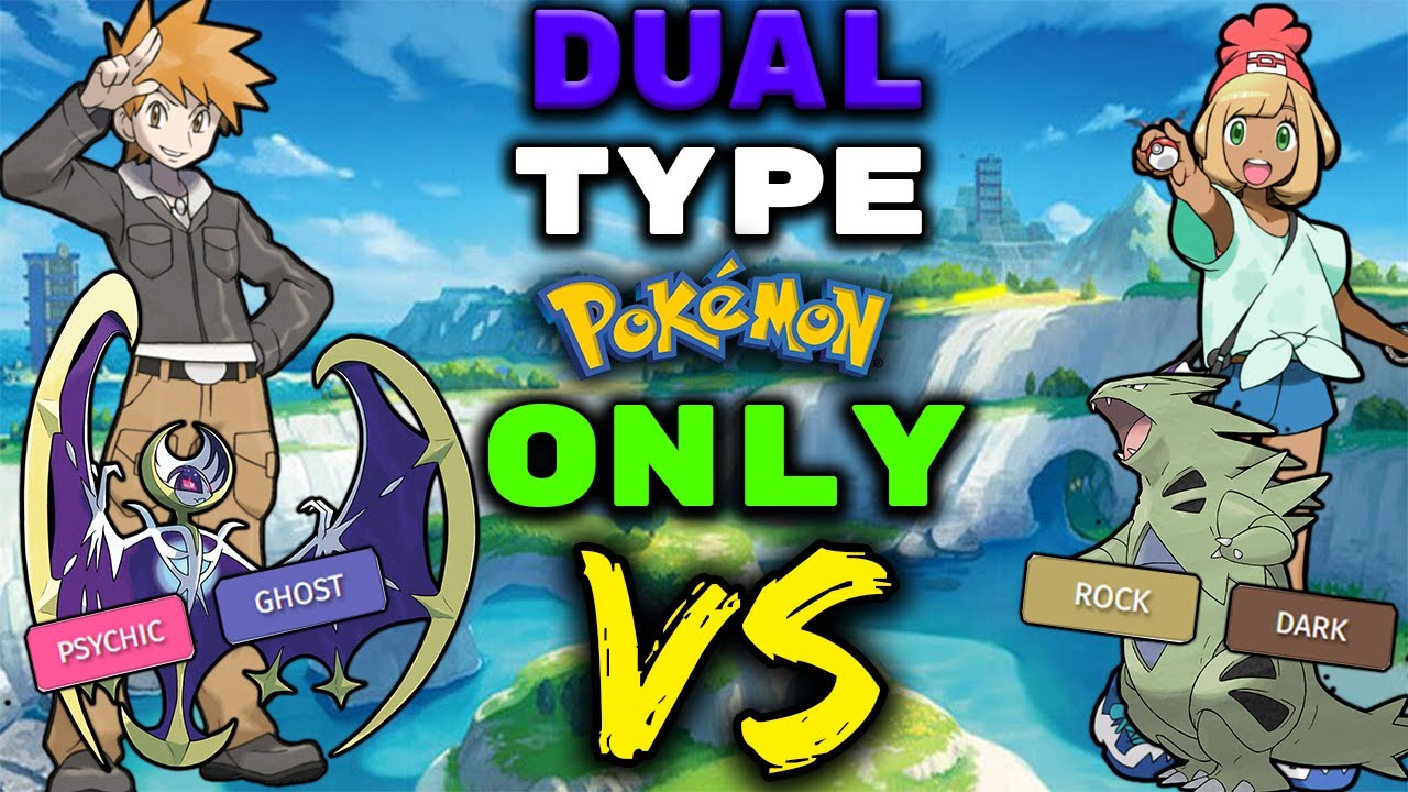We Can Only Catch RANDOM DUAL Type Pokemon...Then we FIGHT! Pokemon Sword