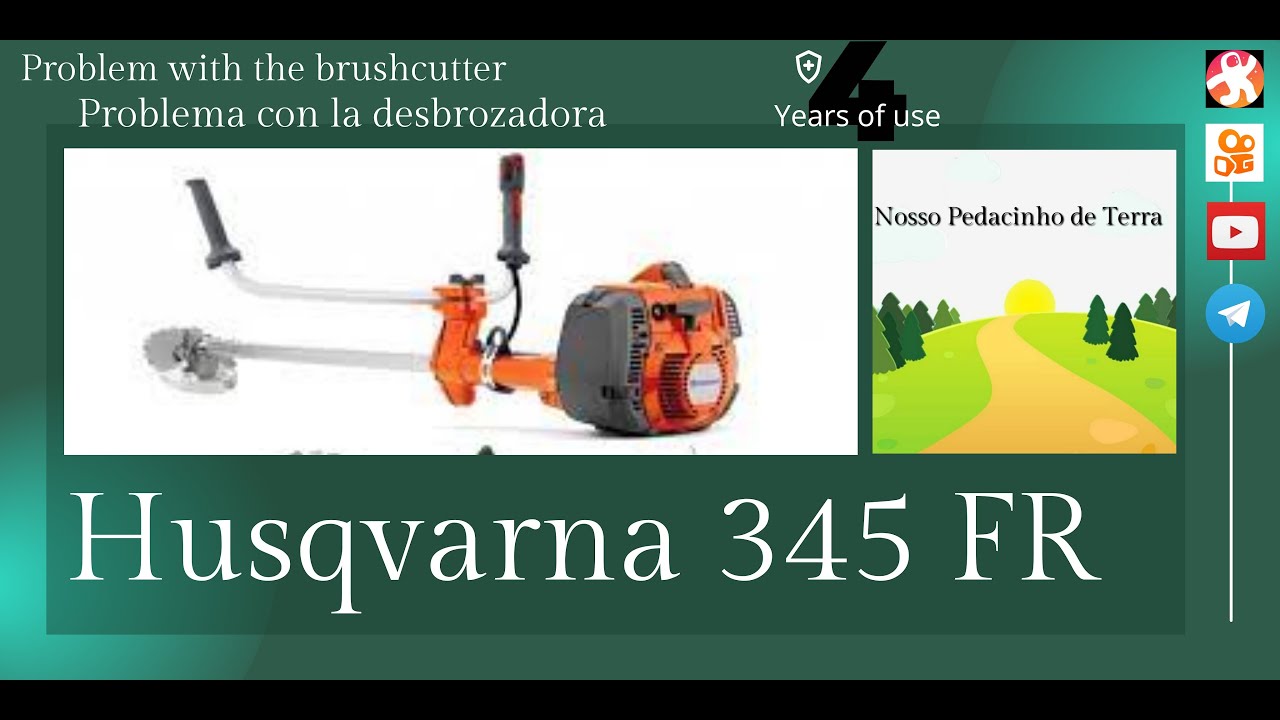 Husqvarna 345 FR / Problem witht brushucutter / Problema con la desbrozadora