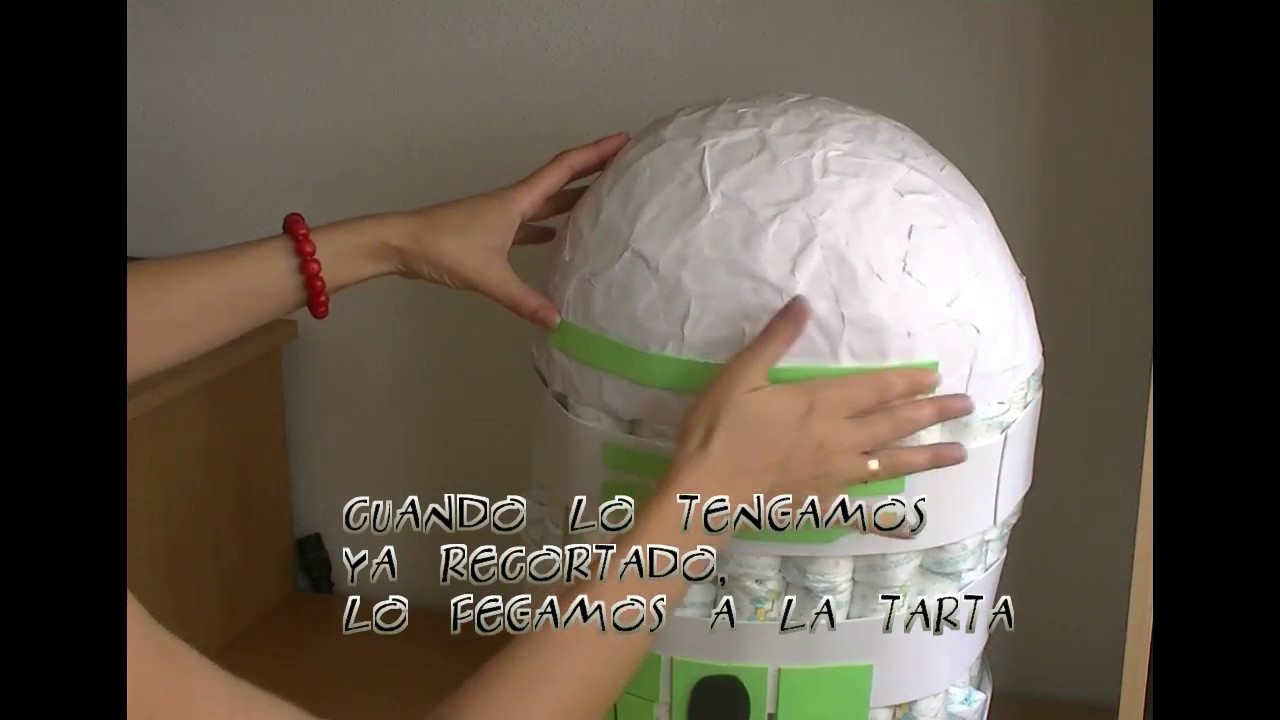 Tarta de pañales de R2D2, parte II