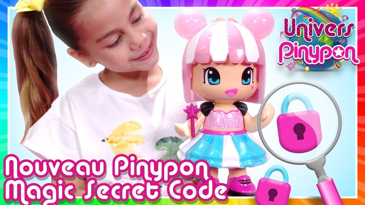 PINYPON MAGIC SECRET CODE 🤫👩‍🦰 Unboxing de la NOUVELLE Pinypon qui GARDE TES SECRETS