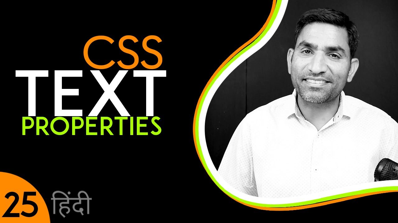 CSS text Property tutorial in hindi - urdu - Class - 25