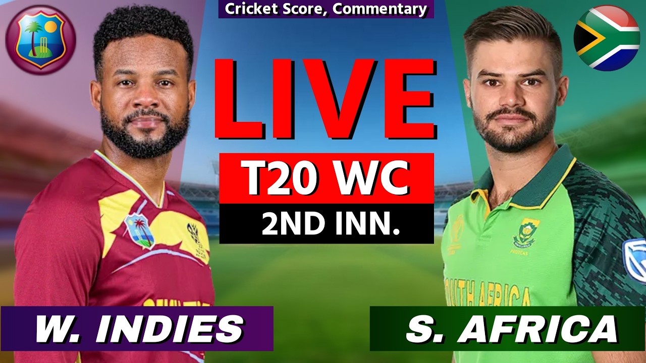 🔴 Live: West indies vs South Africa,, T20 World Cup 2026, Live Cricket Match Today, WI vs SA LIVE
