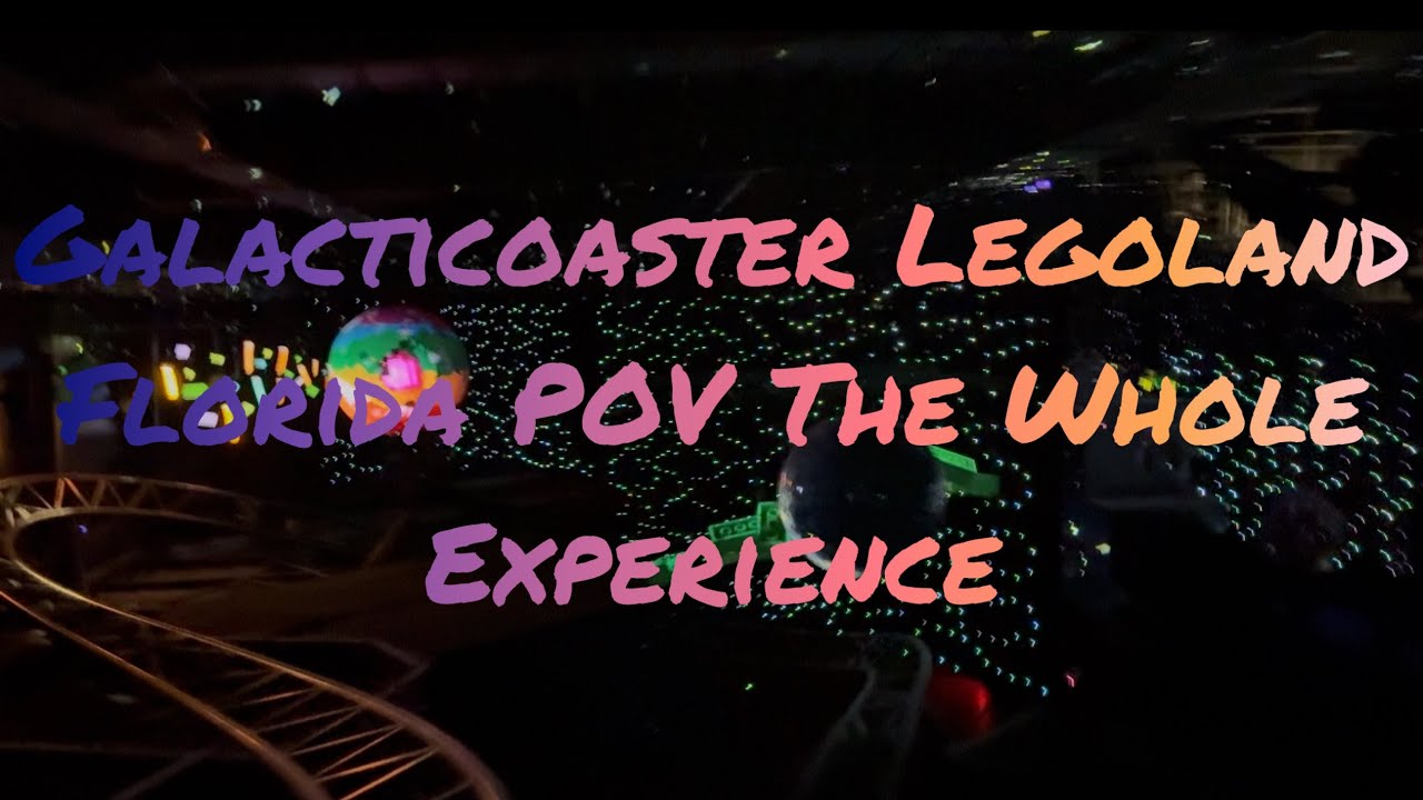 Galacticoaster | Legoland Florida | POV | The Whole Experience | Roller Coaster | Legoland