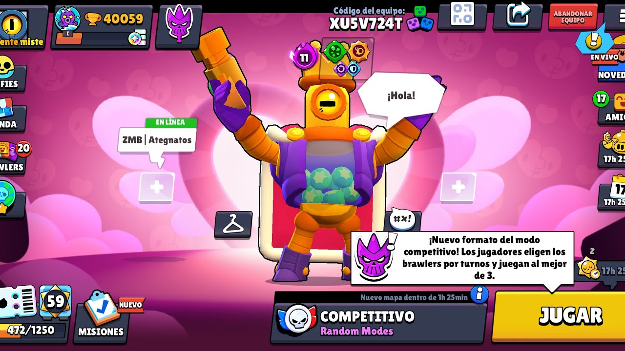 Subí a mítico y stardrop legendario en Brawl stars
