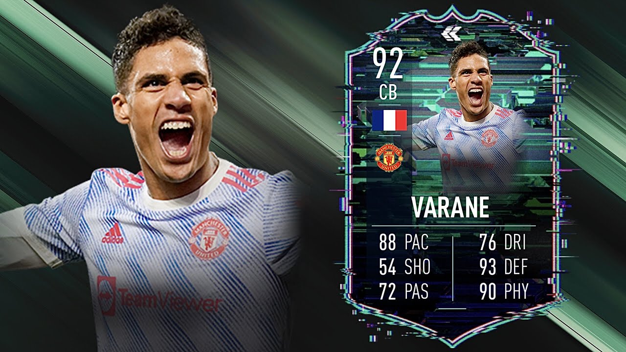 FIFA 22: RAPHAEL VARANE 92 FLASHBACK PLAYER REVIEW I FIFA 22 ULTIMATE TEAM