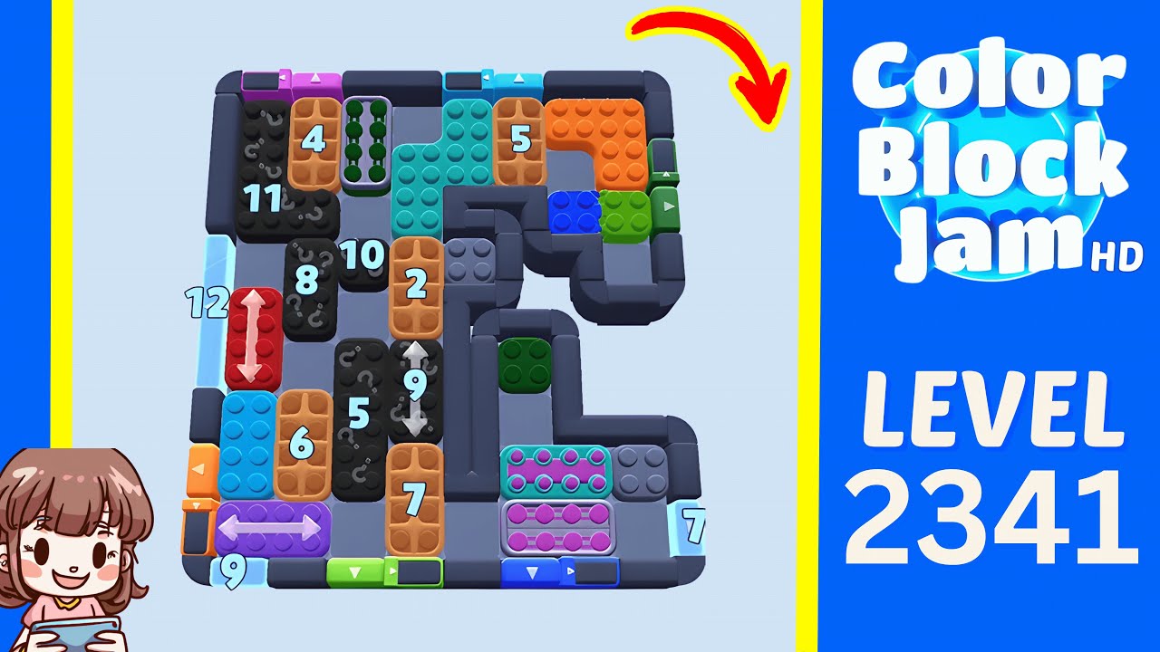 Color Block Jam Level 1432 (2341) Solution Walkthrough