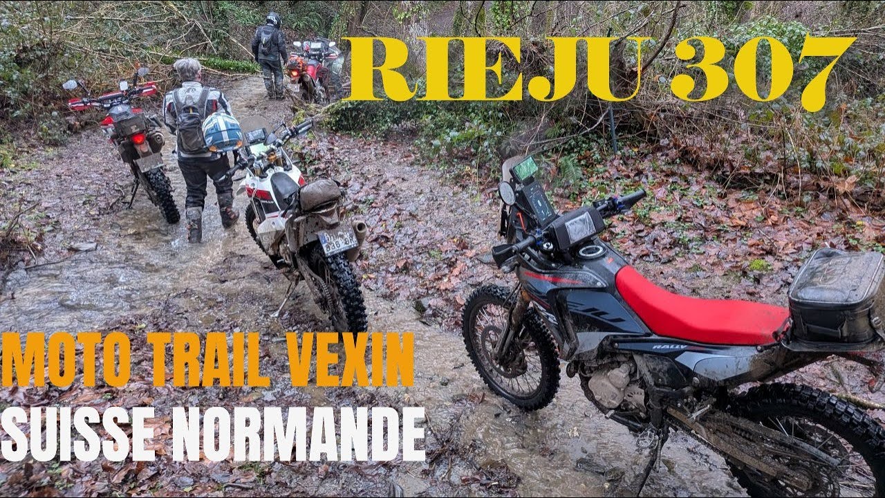Rodage de la nouvelle Rieju 307 en Suisse Normande