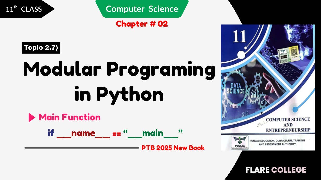 Modular Programing in Python - 11th Class (1st Year) Computer Science