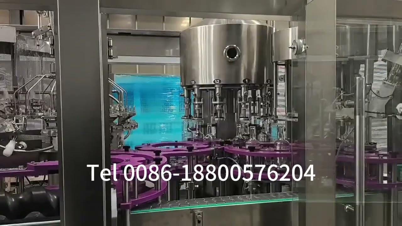 14-12-5 Automatic glass bottle liquor filling machine