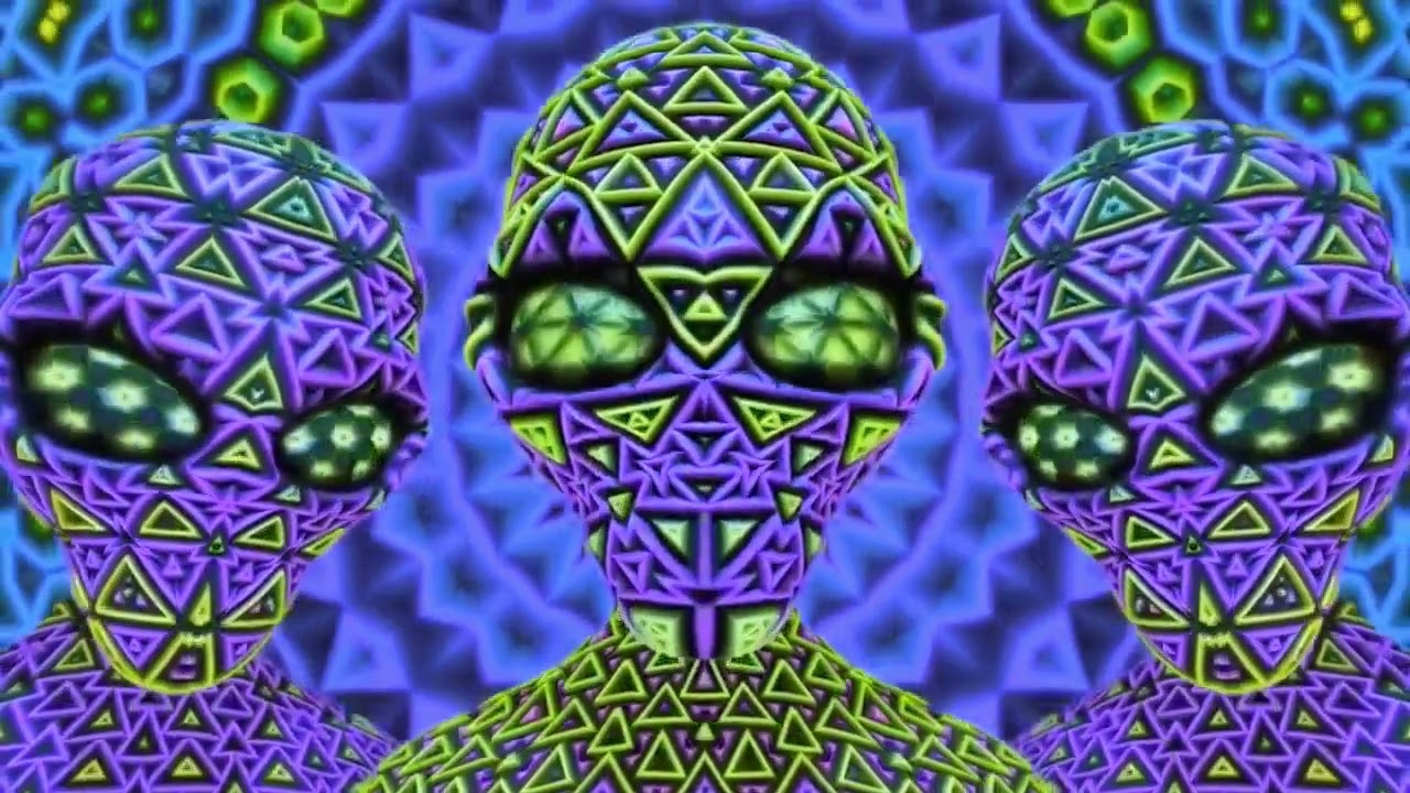 Psychedelic Trance - Alien Trip / L.S.D. Psytrance Music mix 2023 ᴴᴰ