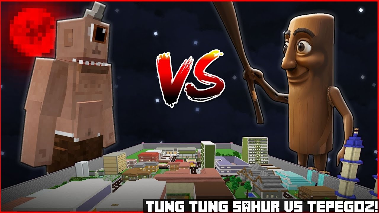 TEPEG&Ouml;Z VS TUNG TUNG SAHUR! 😱 - Minecraft ZENGİN FAKİR HAYATI