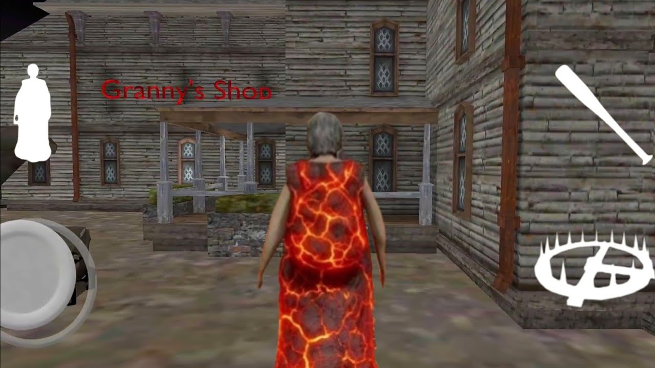 Playing as Lava granny vs granny in granny 3 mod menu 