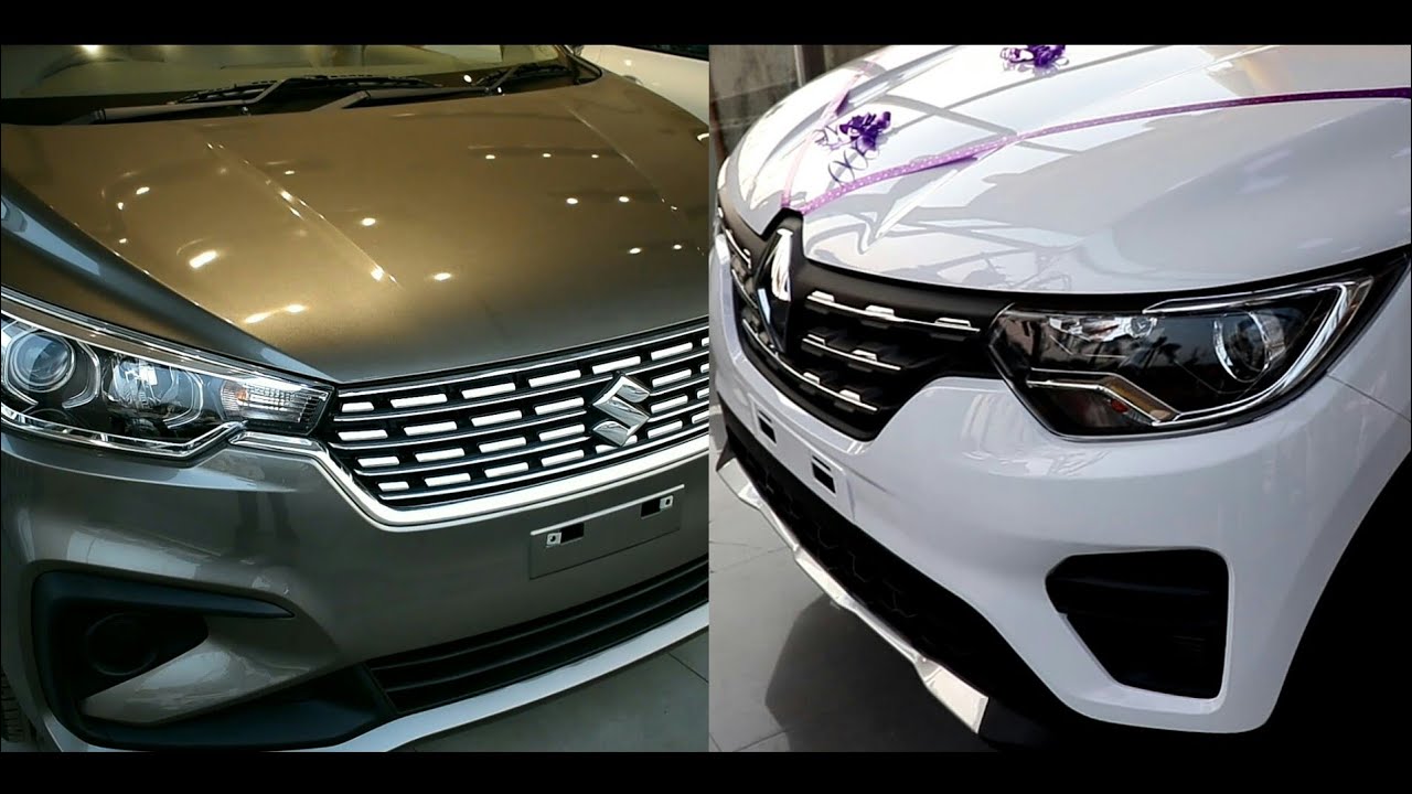 MPV Comparison : Renault Triber vs Maruti Suzuki Ertiga - Interior & Exterior