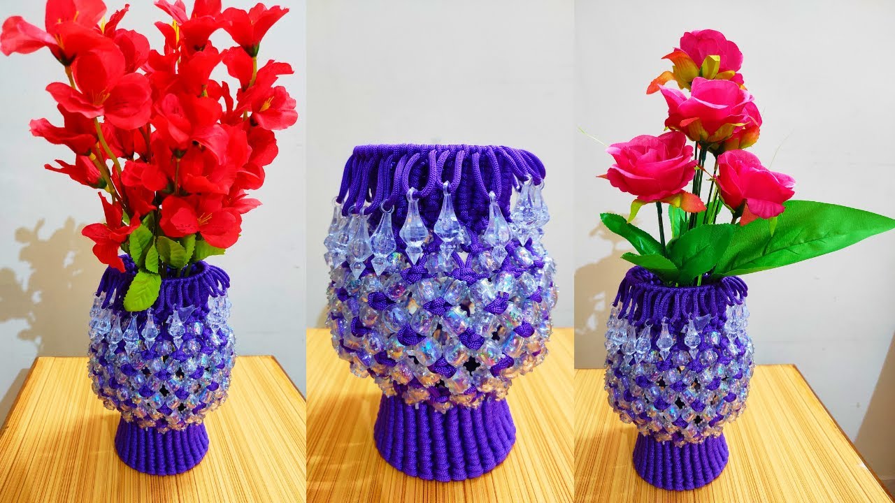Macrame flower pot | मेक्रम फ्लावर पॉट | New Design | DIY | full easy tutorial | Step by Step