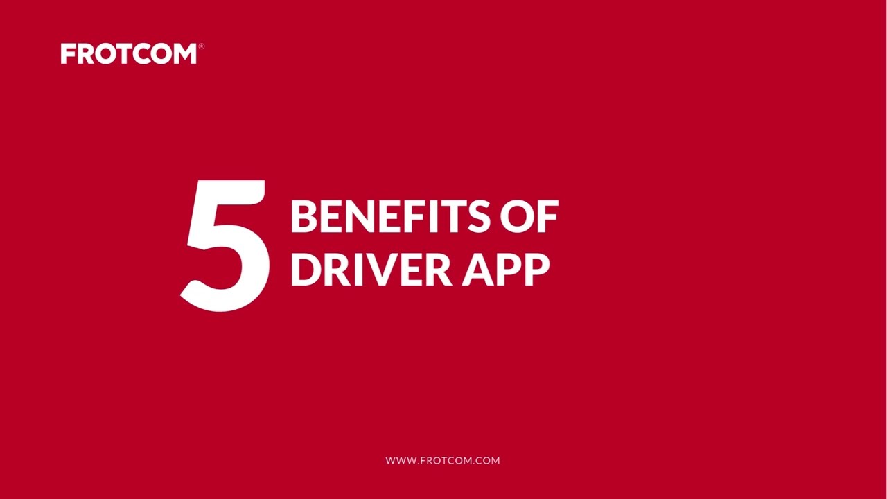 Boost Driver Engagement and Safety with Frotcom's Driver App!