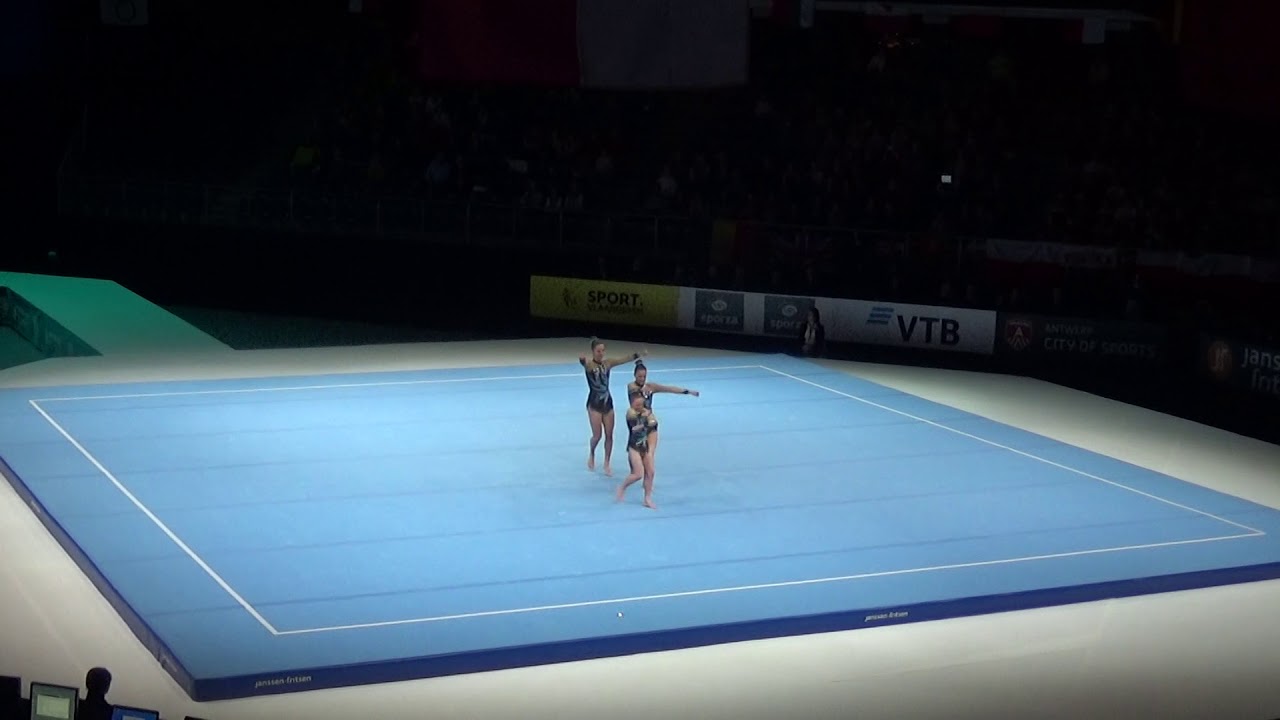 WAGC 2018 - Finals - Zara Maesele, Lisa Notebaert & Lotte van Overmeeren