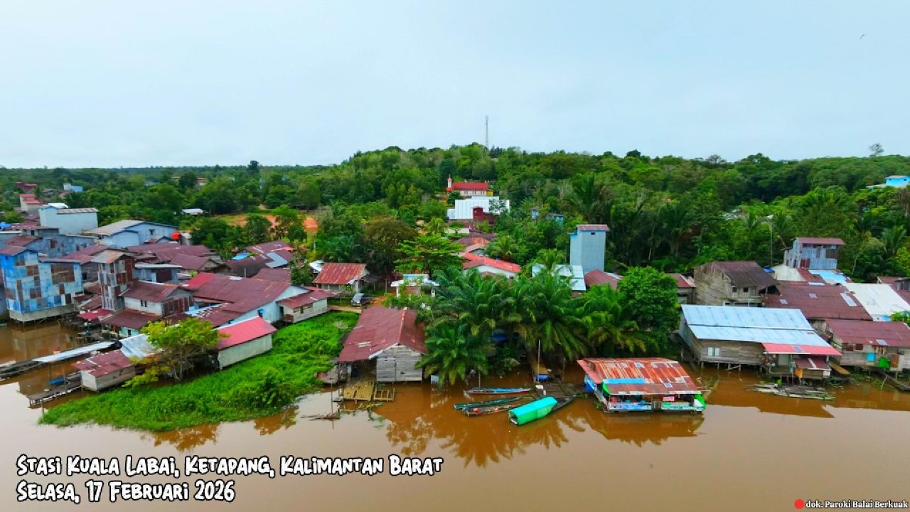 STASI KUALA LABAI PAROKI BALAI BERKUAK, KETAPANG, KALIMANTAN BARAT