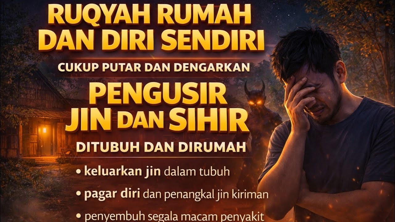 RUQIYAH RUMAH PENGUSIR JIN, SETAN & SIHIR & TUBUH, PENENANG HATI & FIKIRAN l BY ALA AQEL