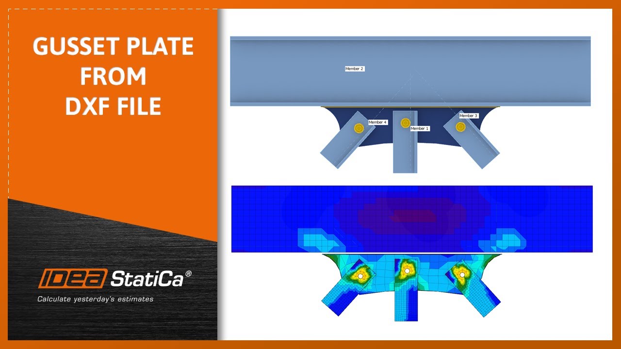 IDEA StatiCa 24.0: Tutorial, how to import a plate from DXF file