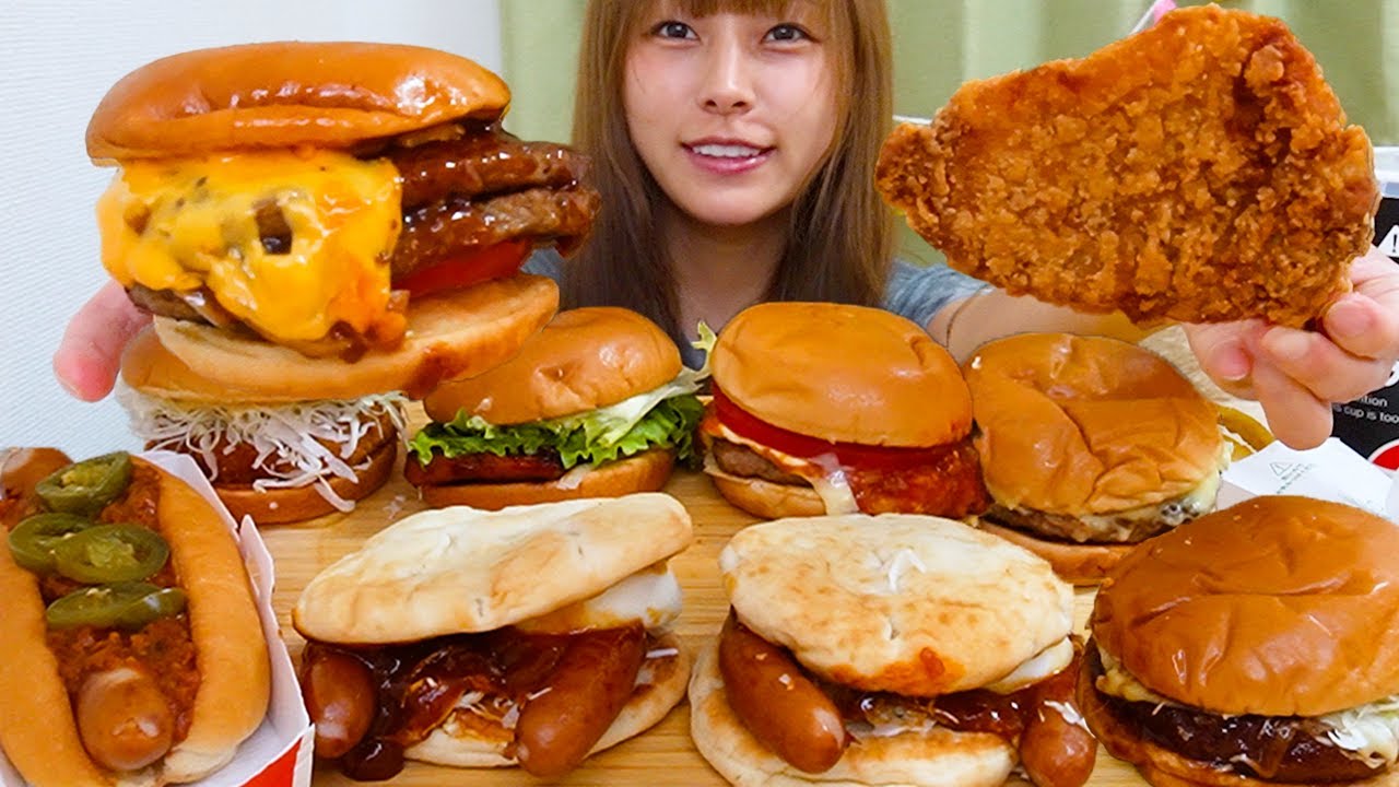 【大食い】モスの月見バーガー