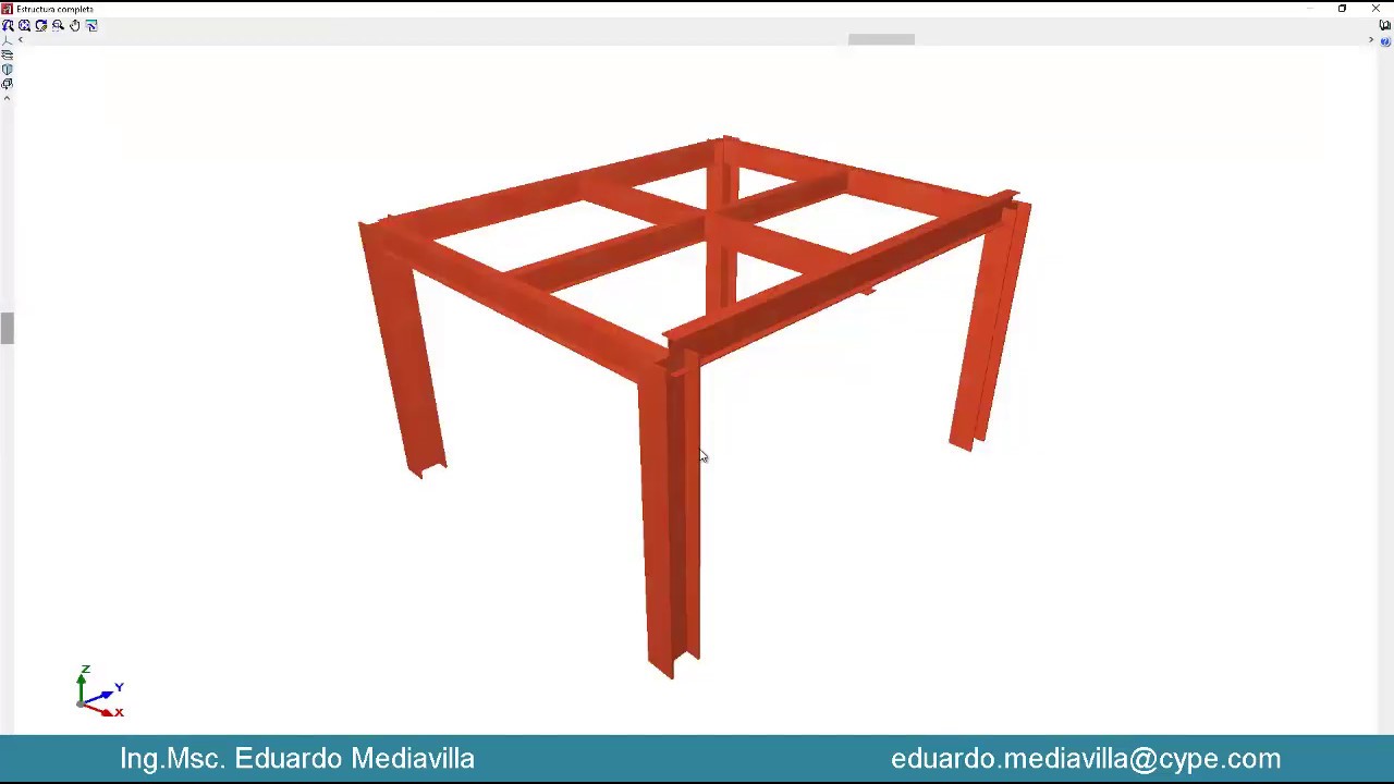 DESPLAZAMIENTOS ELÁSTICOS/INELASTICOS EN CYPE 3D