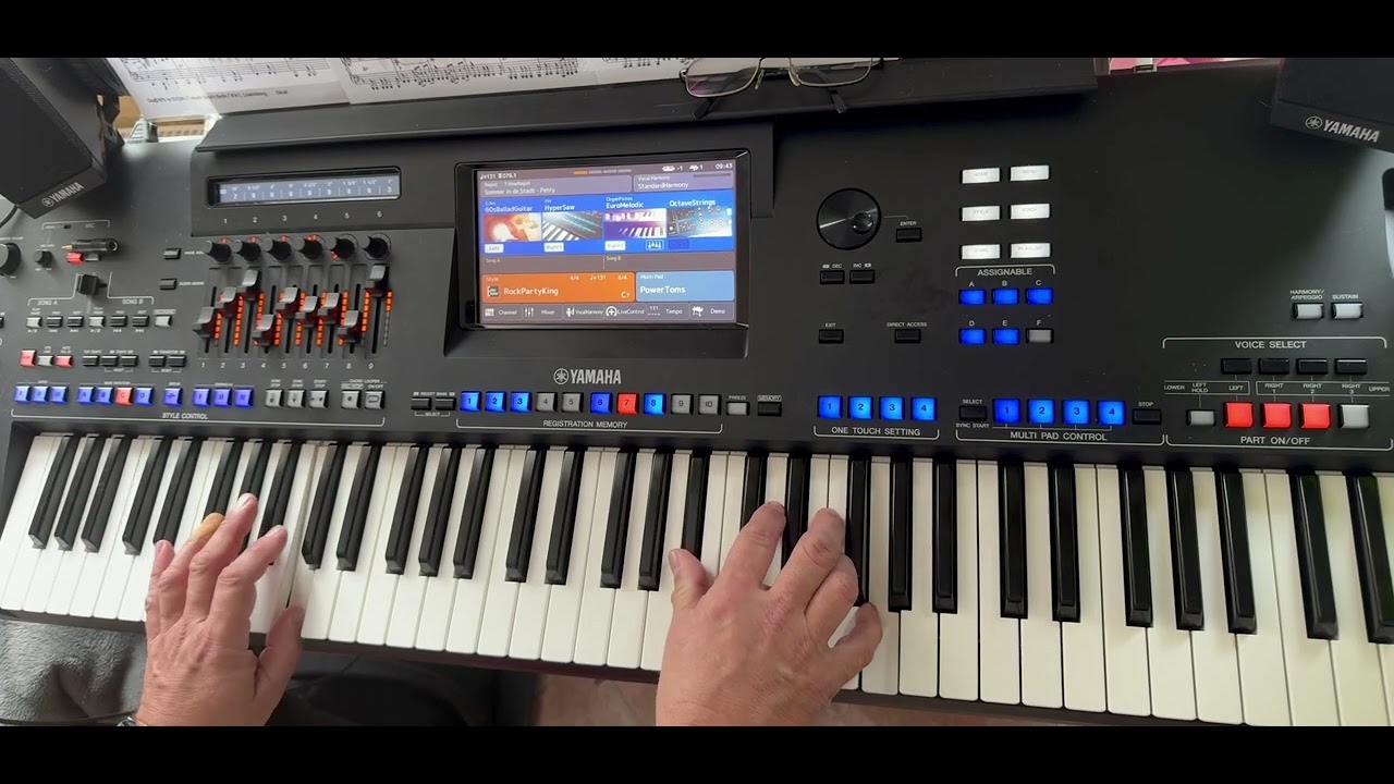 Sommer in der Stadt - Wolfgang Petry Cover Yamaha Genos 2