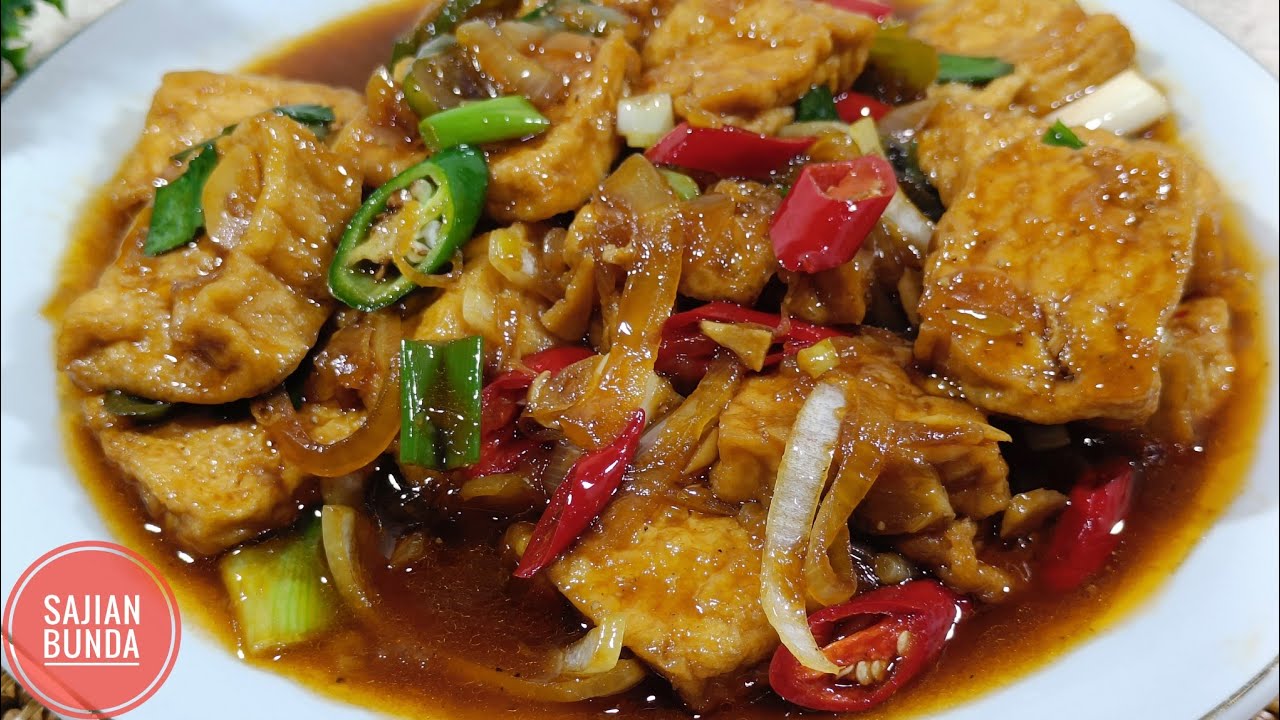 Sederhana Simple Enak Banget‼️Tahu Saus Tiram Pedas