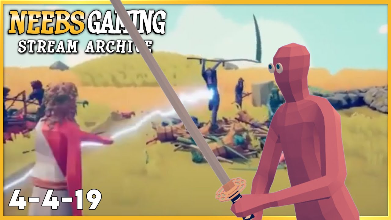 Totally Accurate Battle Simulator - We are recording a video! Stream date: 4-4-19