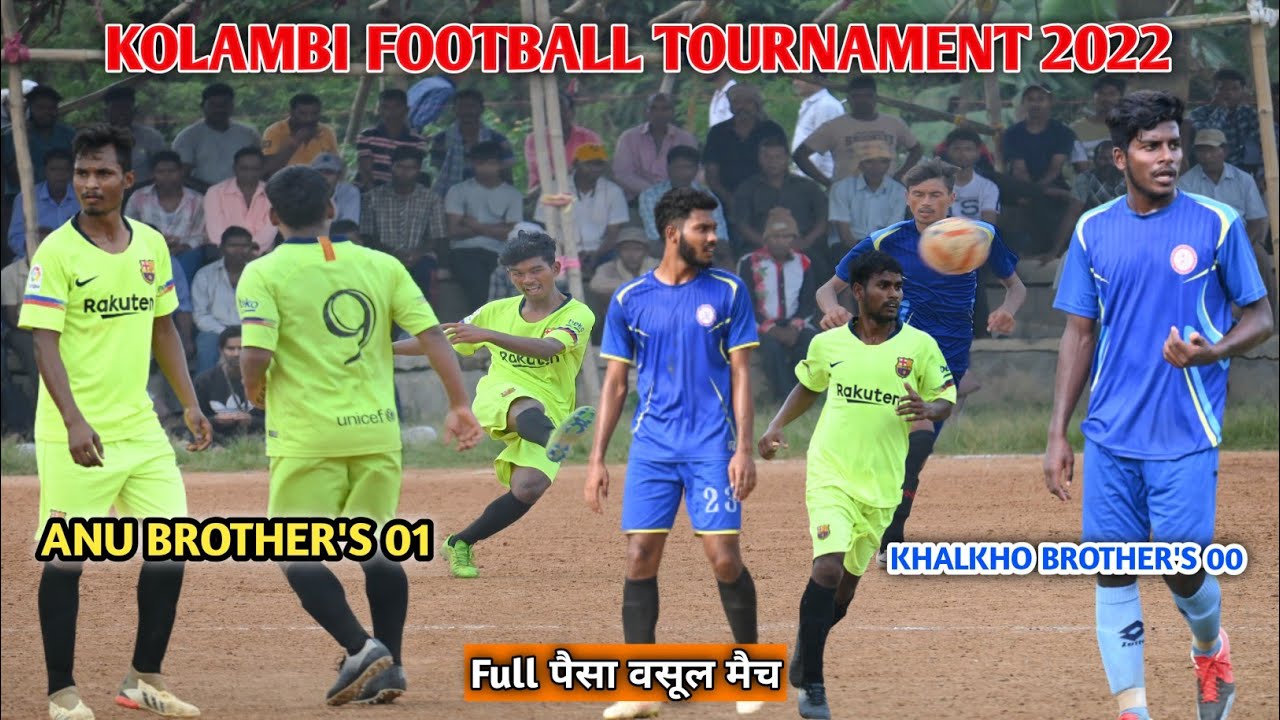 Kolambi Football Match 2022|Anu Brother's v/s Khalkho Brother's|Ranchi Football Match|#AlvinFootball