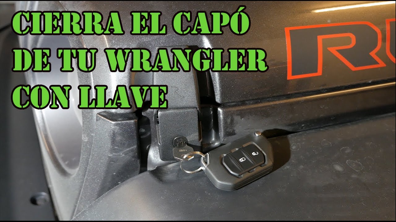 Cierres de seguridad con llave para el capó del Jeep Wrangler JL - RAMPAGE