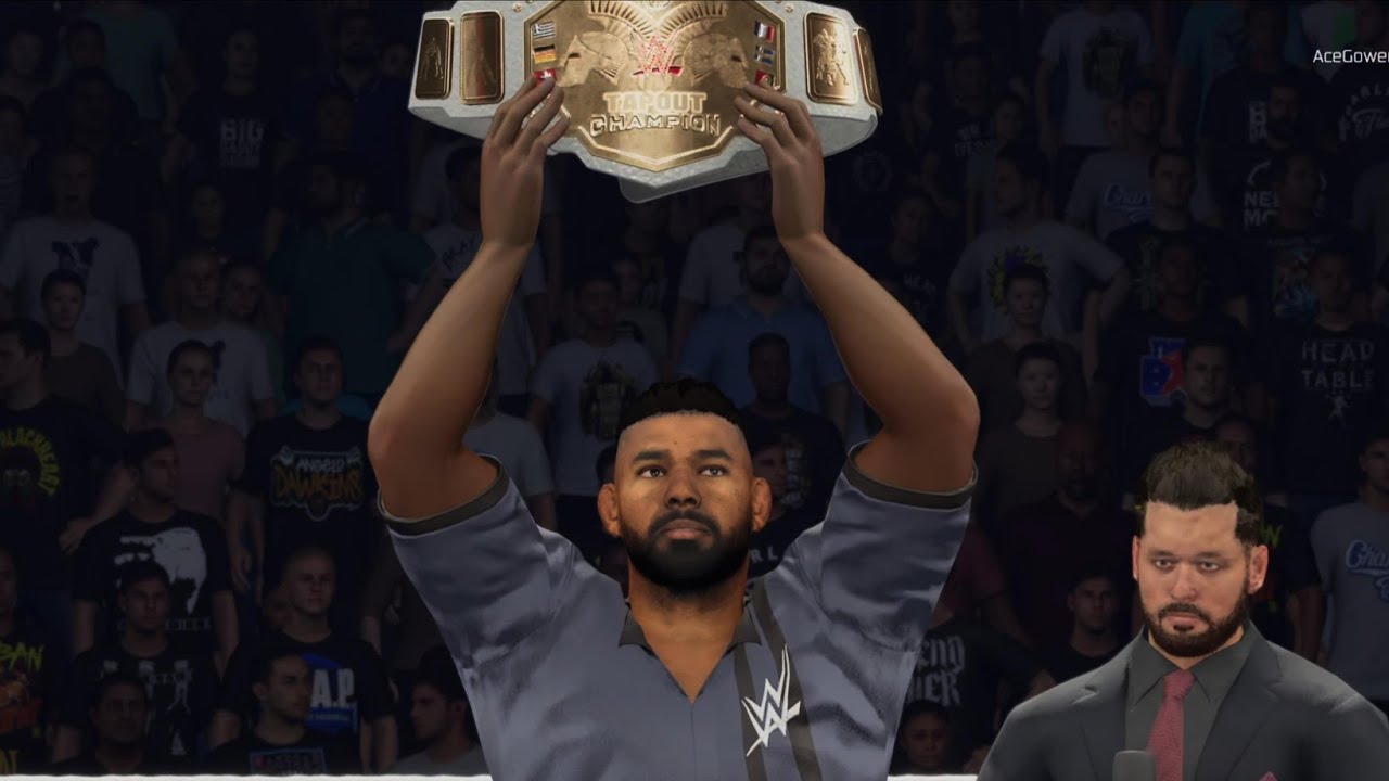 WWE 2k25 PS5 2 out of 3 Submissions match for the Tapout championship Ken Shamrock vs Ace Gower 4K
