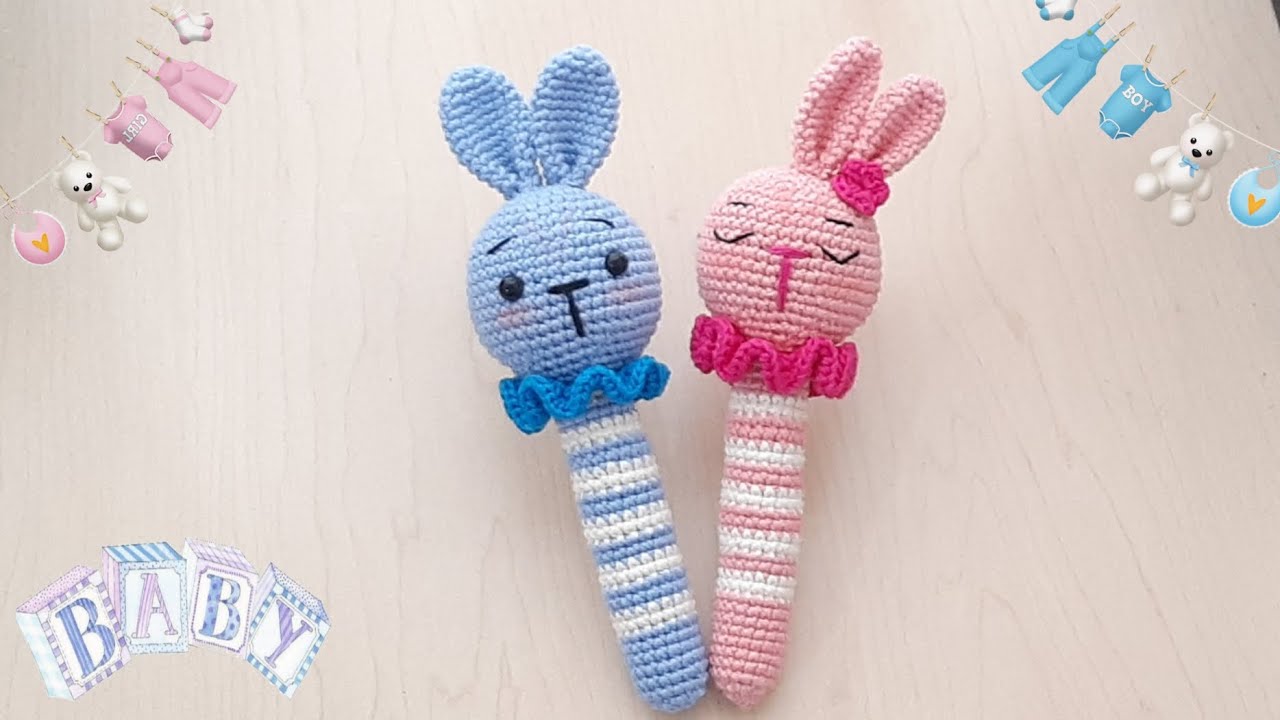 👶 LINDO SONAJERO AMIGURUMI  / TUTORIAL PASO A PASO  👶