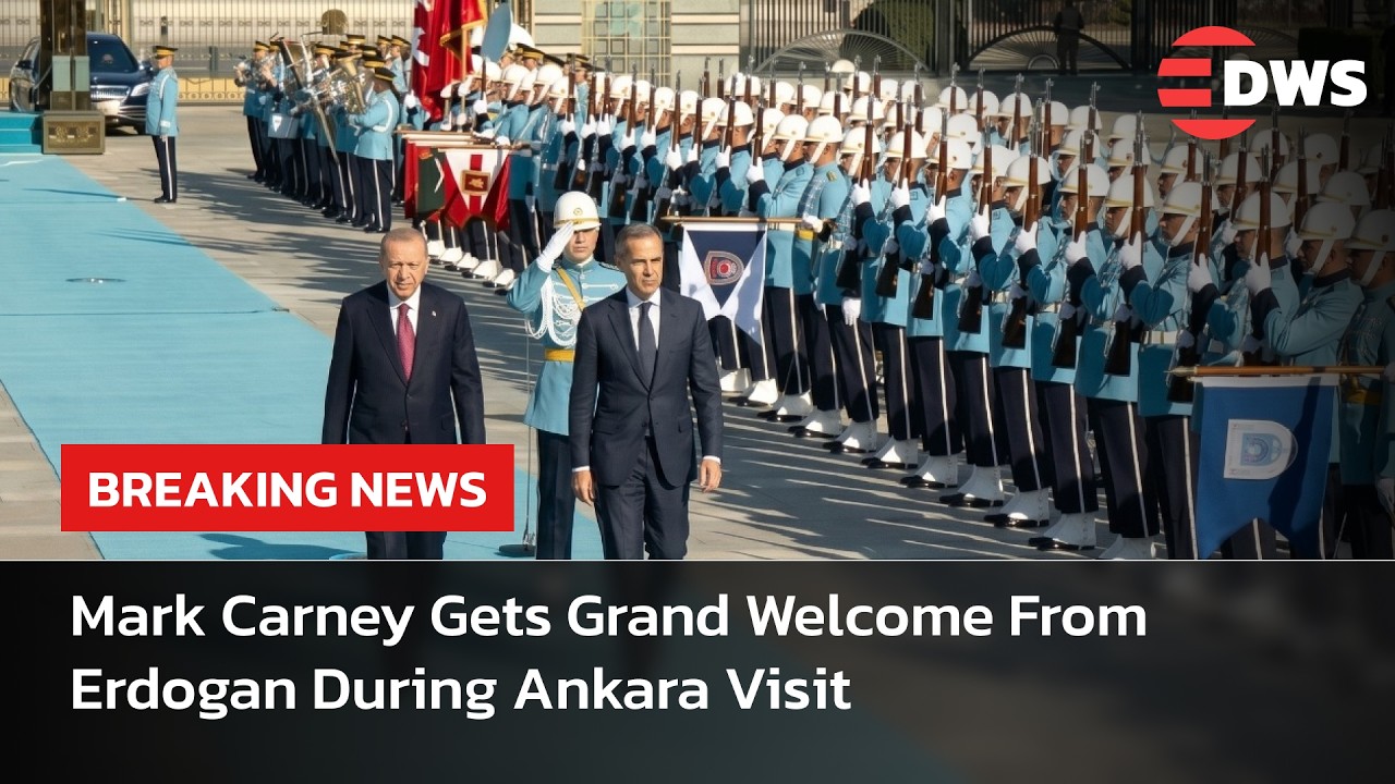 Canadian PM Mark Carney Receives Official Welcome From Erdogan In Ankara, T&uuml;rkiye | DWS News | AC14