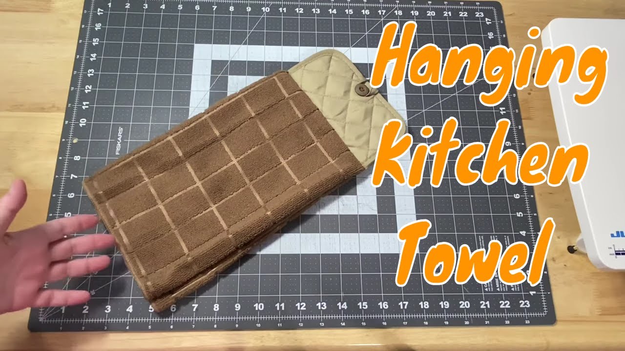 Hanging Kitchen Towel - A Dollar Tree Craft