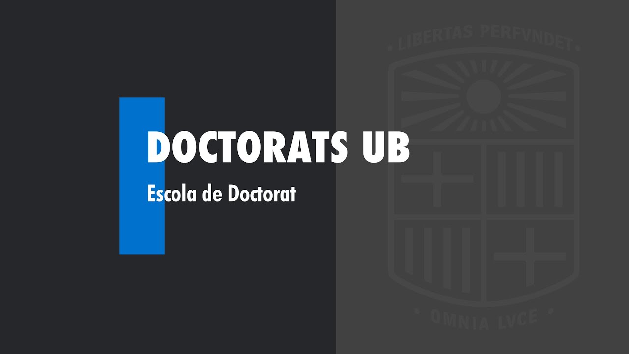Vols fer un doctorat?