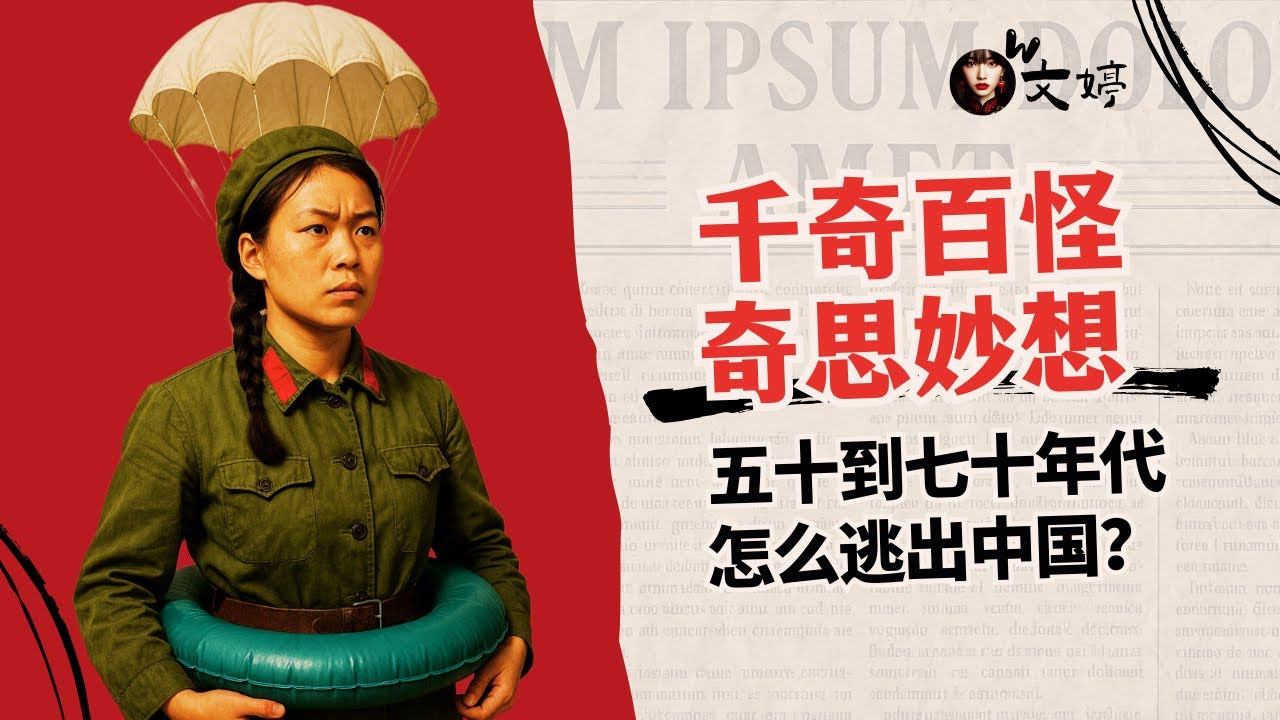 伪装、游泳、越狱……50到70年代怎么逃出中国？