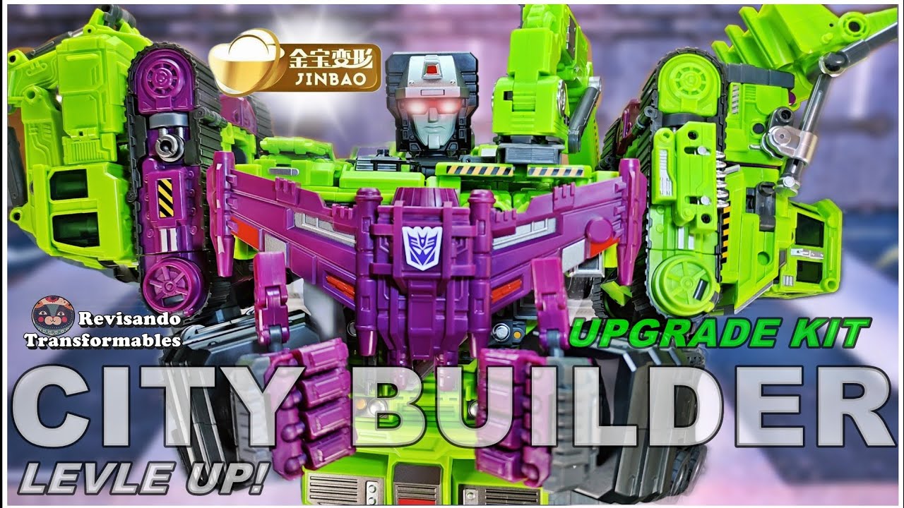 JINBAO City Builder upgrade kit install Devastator G1