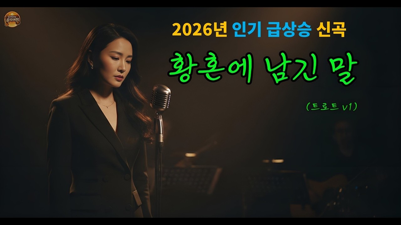 🎵황혼에 남긴 말🎵 | #감성음악 #Kpop #트로트 #발라드 #트로트발라드