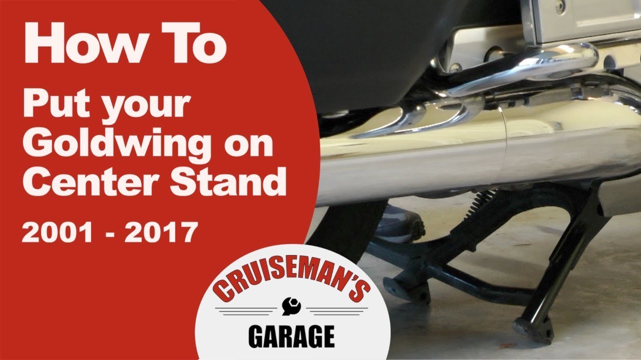 How To Put Your Honda Goldwing Onto The Center Stand