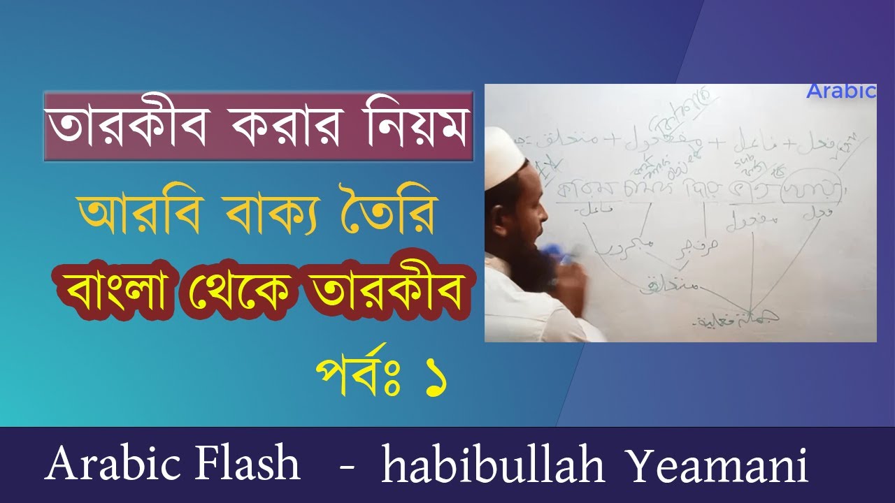 আরবি বাক্য গঠন┇তারকীব কাকে বলে┇সহজে তারকীব শিখি┇তারকীব করার নিয়ম┇مباحثة التركيب┇Make arabic sentence