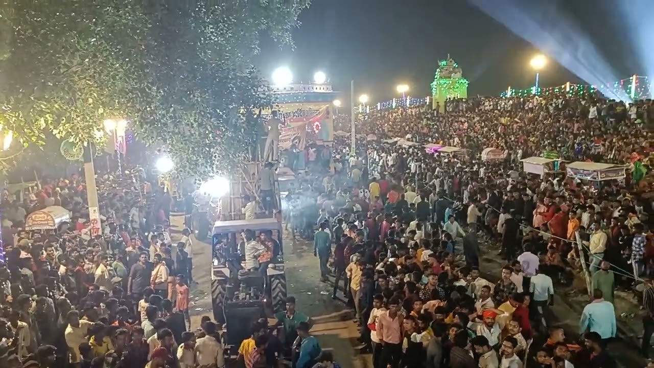 natraj dj bahadurganj 🔥👋 entry in ramlila maidan rasra 2023durga pooja 🥰😍😍😍😍😍