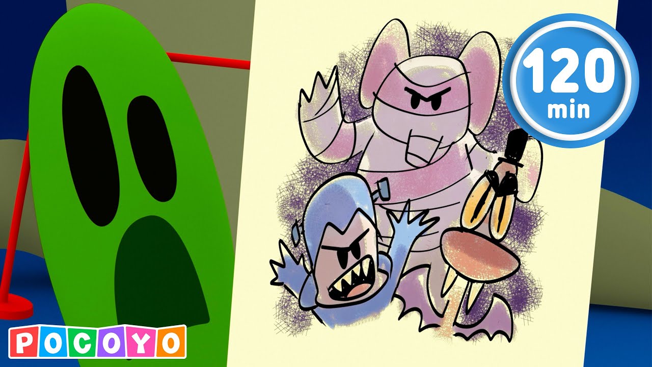 😱 O Alienígena Irritado fica ASSUSTADO! Comemorações do Halloween de 2025! | Pocoyo 🇧🇷 Português