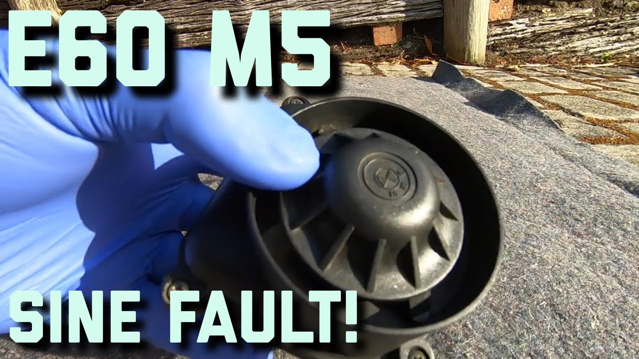BMW E60 M5 Alarm Siren Module fault    #BMWE60M5 #BMWM5 #BMWSINE