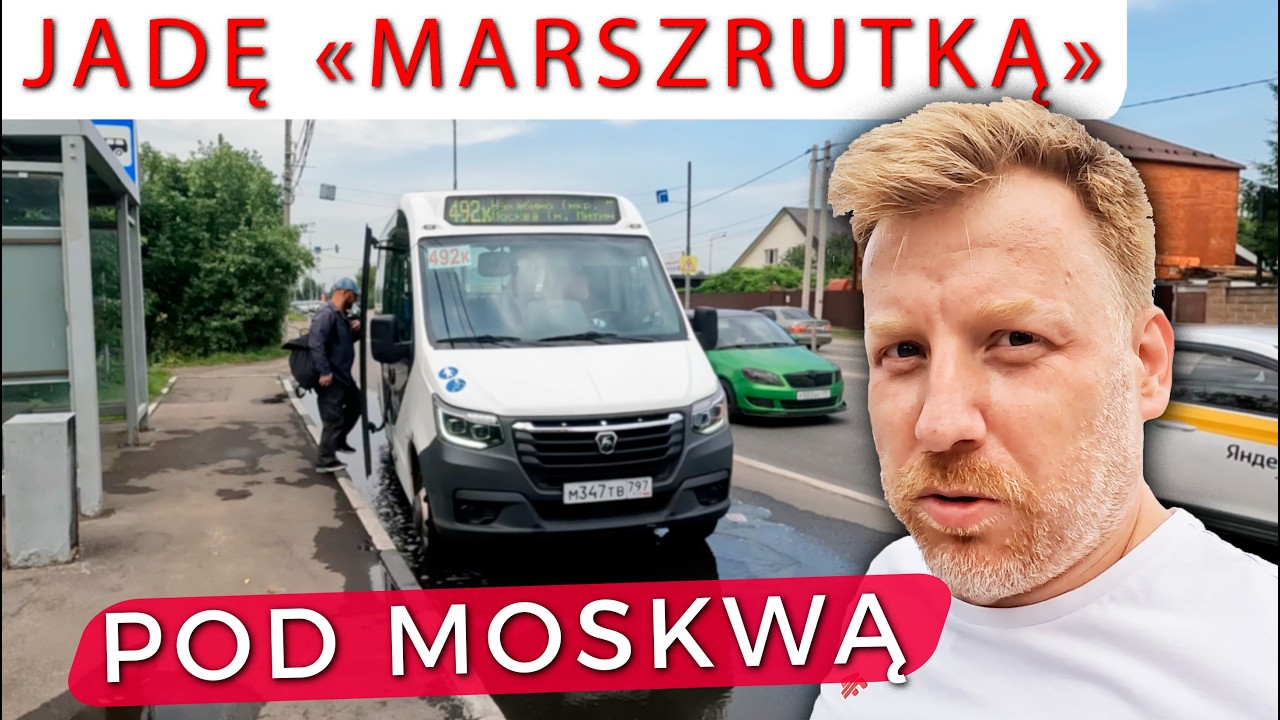 Typowy podmoskiewski transport autobusowy - jak się nim jedzie? #Rosja
