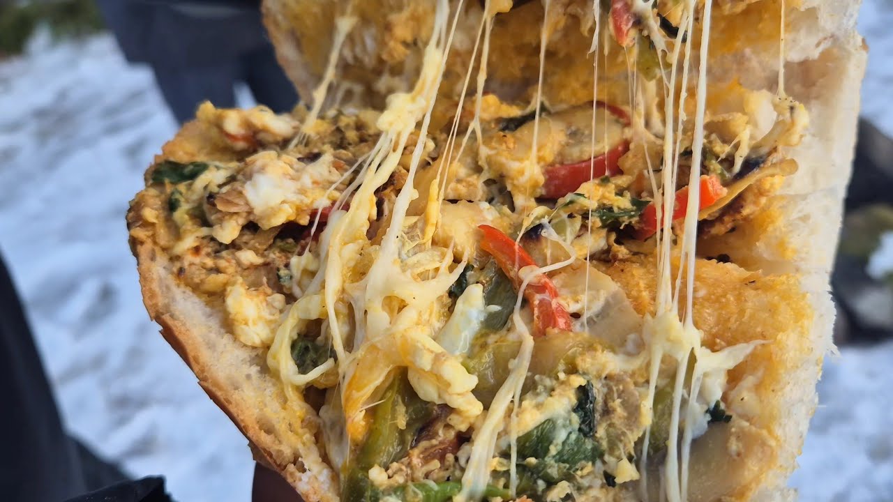 Morning Omelette on the Fire | Breakfast Near the Lake