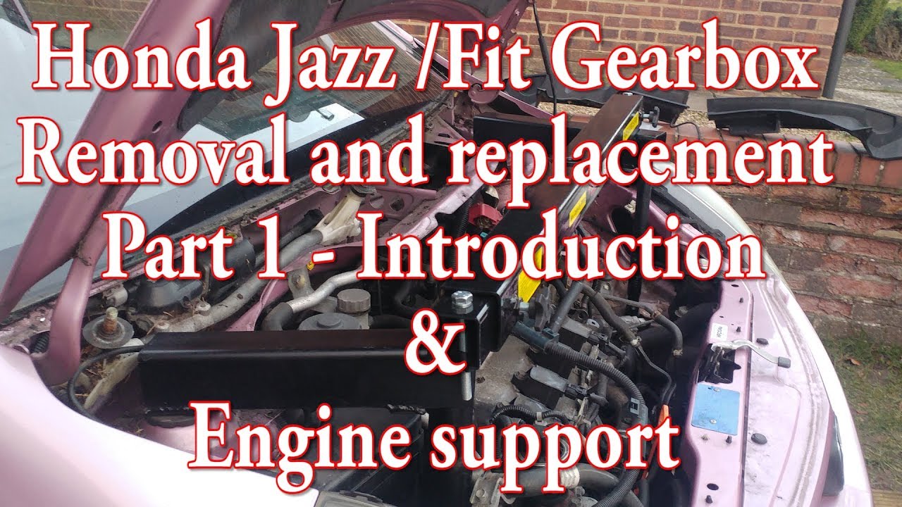 Honda Jazz/Fit gearbox removal & replacement part 1